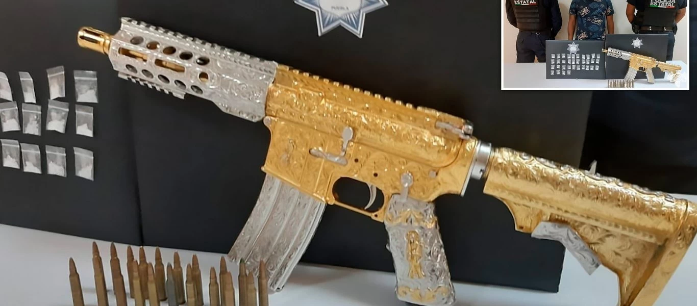 Μεξικό: «Έσπειρε» τον τρόμο με... διαμάντια - Από χρυσό το R-15 του αρχηγού των «Γυναίκες με μουστάκια» (φώτο)